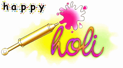 Happy Holi Animated Gif Clipart