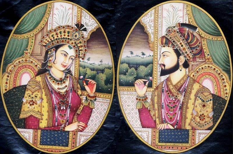 Emperor Shah Jahan and Mumtaz Mahal