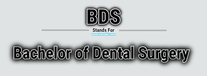 Full Form of BDS